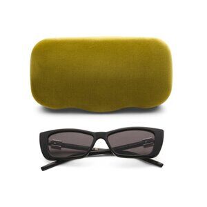 GUCCI Black 53mm Rectangular Sunglasses